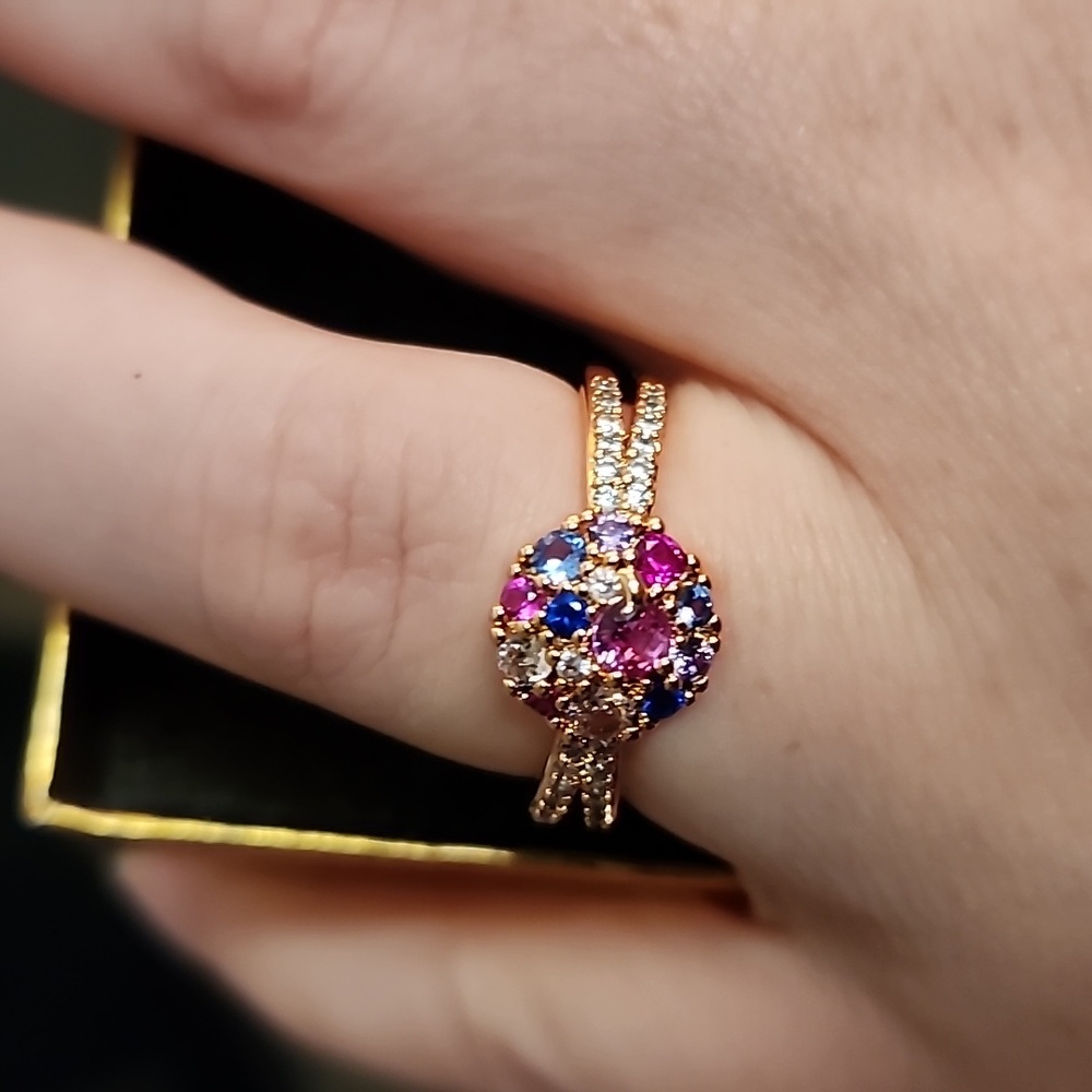 Multi color ring size 9
